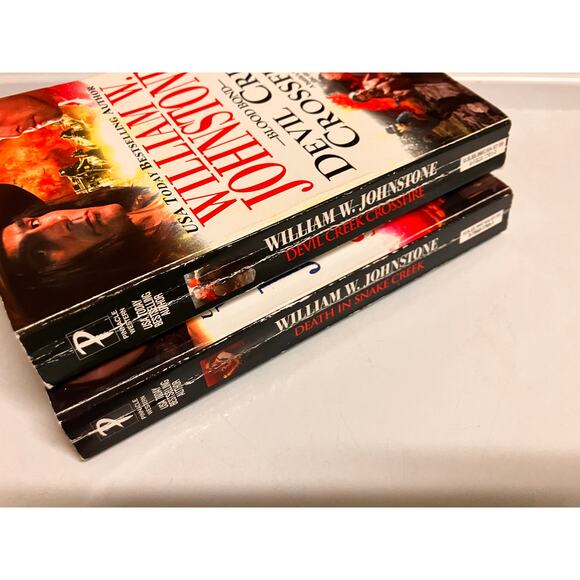 William W. Johnstone, Blood Brothers, Western Paperback Book Lot of 2,‎ Death - Picture 3 of 5